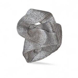 Calvin Klein Brown Chunky Knit Sequined Infinity Scarf